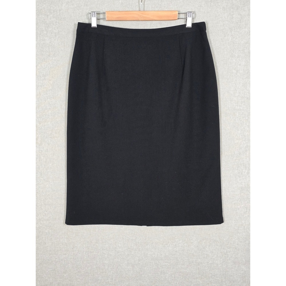 Jaxsport Women's Classic High Waisted Lined Pencil Skirt Black 14